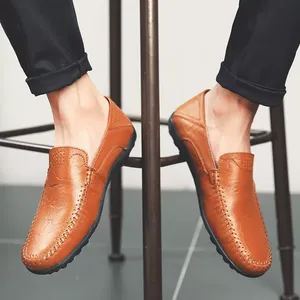 Spring New <strong>Men's</strong> Casual PU Leather <strong>Shoes</strong> <strong>Men's</strong> One Foot Soft-soled <strong>Shoes</strong> Business <strong>Shoes</strong> - Product Image 6