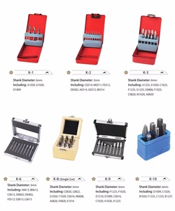 Juego de herramientas de rebabas de carburo de tungsteno tipo <span class=keywords><strong>K</strong></span> <span class=keywords><strong>L</strong></span> <span class=keywords><strong>M</strong></span> N de alta calidad, accesorios de taladro y limas rotativas - Product Image 6