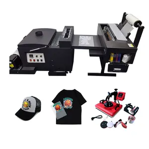 A3 Digitale T-Shirt Textiel Drukmachine Warmte Huisdier Folie 30Cm Breed Formaat Xp600 I3200 Dtf Printer Met Shaker