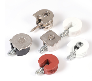 Support d'étagère en métal, raccords de connexion, <span class=keywords><strong>vis</strong></span> <span class=keywords><strong>Invisible</strong></span> <span class=keywords><strong>pour</strong></span> armoire de garde-robe, meubles, 10 pièces - Product Image 3