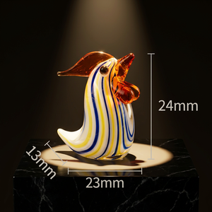 ตุ๊กตาไก่แก้วเป่ามือสำหรับตกแต่งบ้านตลอดทั้งปี - Product Image 1