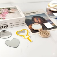 Plaques de miroir en acrylique trempé de formes personnalisées, vente en gros, qualité supérieure, incassables, résistantes aux rayures, dalles de miroir décoratives en PMMA