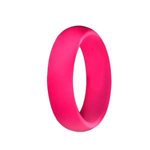 नई 5.7MM Stackable रबर बैंड लचीला सिलिकॉन उंगली की अंगूठी महिलाओं के लिए आदमी शादी सुरक्षित रंगारंग शादी सिलिकॉन अंगूठी - Product Image 4