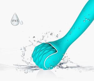 Vibratore di plastica a pellet fenicottero vibratore grande e spesso vibratore proiettile sex - Product Image 1