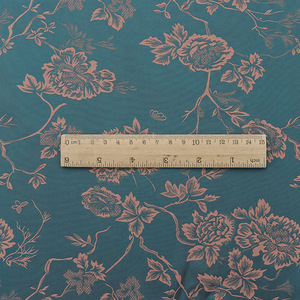 Thời Trang Mới Warp Hai-Tone Petunia Cationic Jacquard Vải Satin Jacquard Vải Cho Quần Áo - Product Image 4