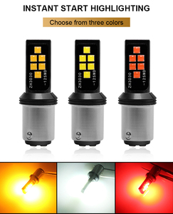 Luces LED de freno para coche, lámparas de reserva, DRL Canbus 12smd P21W BA15S <span class=keywords><strong>1157</strong></span> P21/5W <span class=keywords><strong>BAY15D</strong></span> T20 7440 W21W T15 BAU15S 3030 Chips - Product Image 6