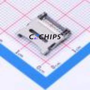 XKTF-1307-16 SD Card / Memory Card Connector SMD Connector Flip Cover Type MicroSD Card (TF Card) Card Holder 1.6mm - Product Image 1