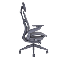 Chaise de bureau en maille de luxe multifonction confortable et abordable avec roulette en PU de conception ergonomique