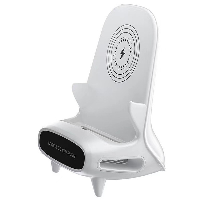 Amplifying Cavity Wireless Charger Stand 2 in 1 Wireless Charger Phone Holder 15W Fast Wireless Charger