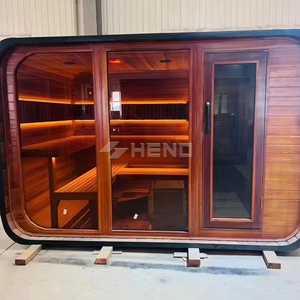 Sauna de infrarrojos de leña para 1 persona, móvil, con terapia de luz y ozono, de bajo precio, suministro directo de fábrica para interiores. - Product Image 1