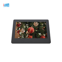 Cadre photo numérique 7/10/15,6 pouces avec écran LCD, lecteur de diaporamas, haut-parleur intégré et télécommande pour la maison ou comme cadeau