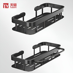 Modern Wall Mounted ABS <b>Storage</b> <b>Rack</b> Organizer New Hotel Furniture <b>Shower</b> <b>Rack</b> for Bathrooms - Product Image 1