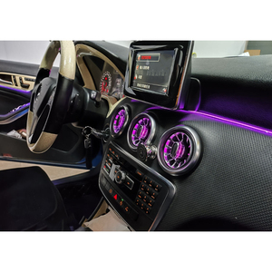 64 couleurs W176 Mise à niveau de l'éclairage ambiant pour Mercedes Benz Classe A/B 2012 - 2018 W246 Accessoires d'éclairage intérieur - Product Image 3
