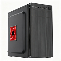 Boîtier PC de jeu MicroATX avec 7 emplacements PCI, 2 emplacements HDD, 2 emplacements SSD, points d'installation pour plusieurs ventilateurs, boîtier d'ordinateur DIY