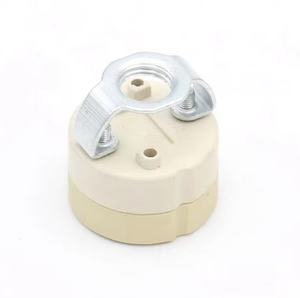 Portalámparas de Cerámica <span class=keywords><strong>GU10</strong></span> 2A 250V, Portalámparas de Porcelana Resistente a Altas Temperaturas para Focos LED, Downlights y Lámparas de Techo - Product Image 5