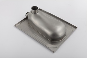 Prix de gros, design antidérapant, facile à nettoyer, <span class=keywords><strong>tabouret</strong></span> de toilette pour prison, toilette à la turque de haute qualité en acier inoxydable - Product Image 5