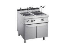 Cuisinière à gaz commerciale pour ramen, nouilles et pâtes avec quatre paniers
