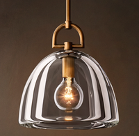 Luminaires suspendus en cuivre de luxe modernes pour restaurant, bar, salle à manger, chambre à coucher, éclairage suspendu pour chambre