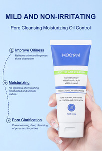 Hot-Bán 80G Tự Nhiên Da Mặt Sữa Rửa Mặt, Làm Sạch Sâu, Kiểm Soát Dầu, Tẩy Tế Bào Chết Salicylic Axit Sữa Rửa Mặt - Product Image 6