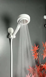 Ensemble de douche en acier inoxydable au design moderne, haute pression, pluie douce, pause, vente d'usine pour hôtels, céramique brossée, salle de bain colorée - Product Image 4