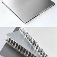 Panneau en nid d'abeille en aluminium, couleur personnalisée, moderne, résistant au feu et à l'eau, pour les murs intérieurs des armoires et l'utilisation hôtelière