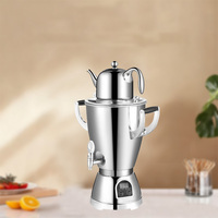 Samovar électrique en acier inoxydable avec affichage numérique, contrôle de température réglable + arrêt automatique, pour usage hôtelier, thé russe