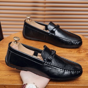 <span class=keywords><strong>Zapatos</strong></span> <span class=keywords><strong>Tods</strong></span> para Hombre, Nuevo Modelo, Casuales de Negocios, Transpirables, Antideslizantes, Parte Superior de PU Artificial, Mocasines de Punta Redonda Británicos de Alta Gama - Product Image 2