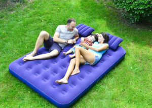 Nuovo materasso gonfiabile domestico singolo pieghevole all'aperto caldo di vendita comodo del letto di aria di <span class=keywords><strong>pubblicità</strong></span> - Product Image 6