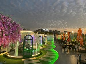 Maison dôme préfabriquée personnalisée moderne Chambre étoile rotative intelligente Feuille de polycarbonate pour hôtel restaurant Occupation/<span class=keywords><strong>vacance</strong></span> - Product Image 5