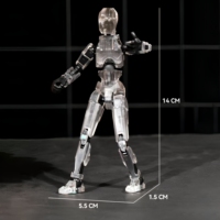 Jouet robot 3D articulé en plastique à 13 points, mannequin, jouet anti-stress et de décompression pour enfants autistes et TDAH
