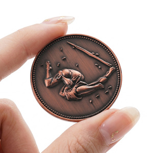 Monedas <span class=keywords><strong>de</strong></span> cobre personalizadas al por mayor <span class=keywords><strong>con</strong></span> diseño <span class=keywords><strong>de</strong></span> luchador <span class=keywords><strong>de</strong></span> lucha libre en 3D - Product Image 2