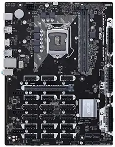 Материнская плата ASUS B250 Expert LGA1151 DDR4 ATX с 19 слотами PCIe, поддержка 19 карт GPU, материнская плата
