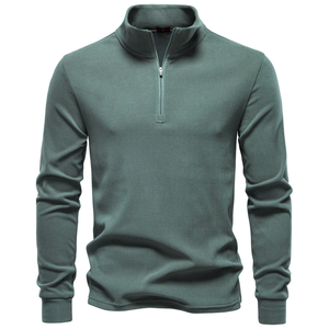 Novità 2025 Felpa da <span class=keywords><strong>Uomo</strong></span> con Colletto Alto a <span class=keywords><strong>Mezza</strong></span> <span class=keywords><strong>Zip</strong></span> Maglia Termica a Maniche Lunghe e Caldi Pullover Lavorati a Maglia - Product Image 5