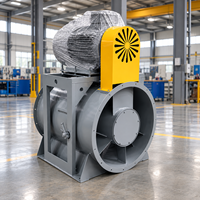 Ventilateur axial haute efficacité pour l'évacuation de l'humidité, idéal pour le séchage des fours à briques céramiques et les tunnels de ventilation, certifié et personnalisable