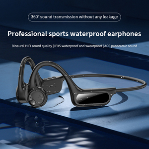 <span class=keywords><strong>Auricolari</strong></span> <span class=keywords><strong>Bluetooth</strong></span> a Conduzione Ossea X67 IPX5 Impermeabili per Trekking e Sci, Leggeri 25g in Lega di Titanio, Cuffie Hifi per Sport e Palestra - Product Image 3