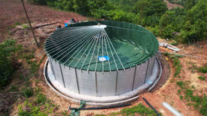 Tanque de Acuicultura de PVC y Acero Galvanizado en Caliente de Fábrica China con Capacidad de 5m-1000m - Product Image 5
