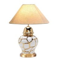 LJ198/LJ221/LJ233/LJ206G Lampe de table en porcelaine chinoise Art Déco Lampe de lecture en céramique Home Office Wholesale Decorative Item