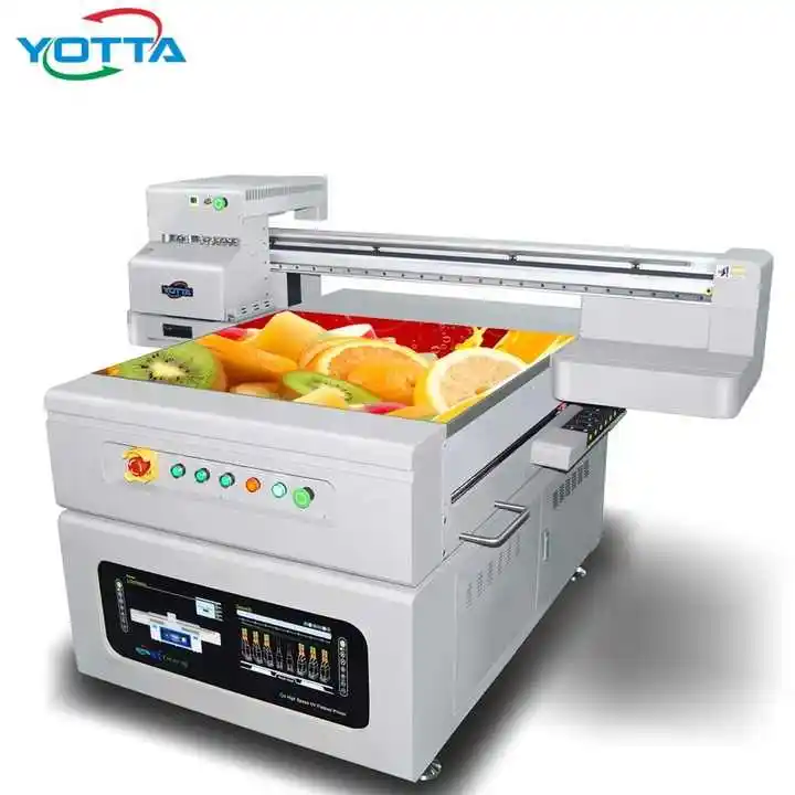 Harga pabrik Inkjet UV Flatbed printer 9060 bola Golf Pvc printing Shop mesin UV printer Print helm