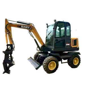 Mini excavateur d'occasion marque SANY SY55 certifié CE avec godet excavateur d'occasion pour la construction et l'exploitation minière - Product Image 2