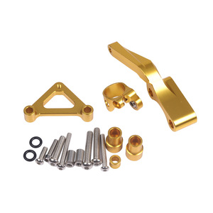 Amortisseur de direction en aluminium, support de fixation, stabilisateur, pièces de rechange pour la sécurité et le contrôle de la vitesse de course pour <span class=keywords><strong>DUCATI</strong></span> <span class=keywords><strong>Monster</strong></span> <span class=keywords><strong>696</strong></span> 796 795 1100 - Product Image 4