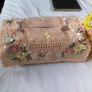 Прямоугольная коробка для салфеток Европейского сада, коробка для салфеток, коробка для салфеток, набор полотенец для автомобиля, чехол для салфеток с гравировкой - Product Image 5