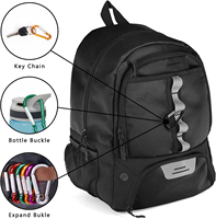 Sports Football Volleyball Football Gym Sac à dos avec compartiment pour chaussures et balles Sac de basket-ball