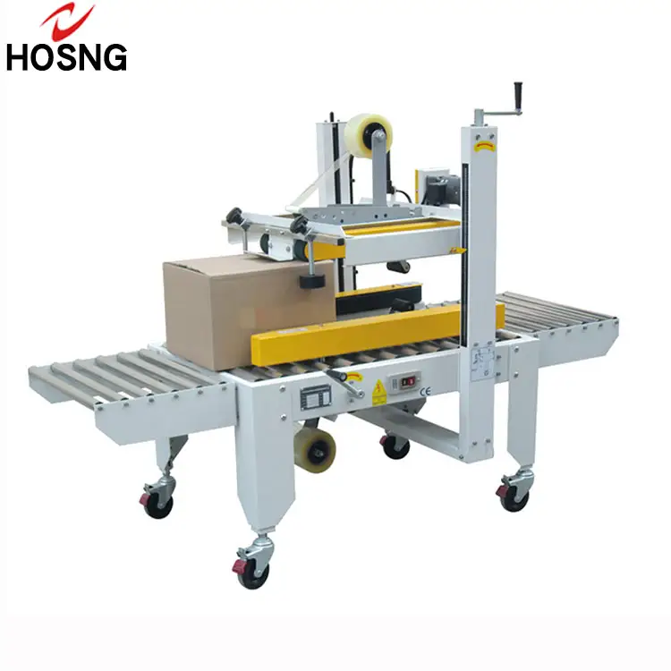 Nhà Máy Bán Hot Side Và Top Thắt Lưng Driven Carton Niêm Phong Băng Carton Xách Tay Niêm Phong Máy Với Servo Driven