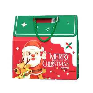Sacchetti Regalo Natalizi con Nastro di Grande Successo, Sacchetti Decorativi per Feste di Natale all'Ingrosso - Product Image 1