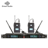Ensemble de système sans fil de microphone professionnel GAW-U608 microphone sans fil adapté aux performances en plein air