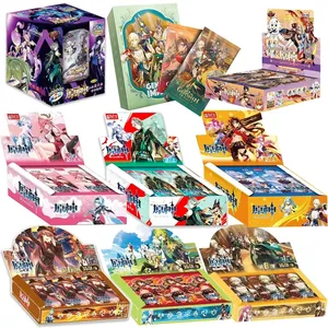 겐신 임팩트 카드 애니메이션 TCG 게임 컬렉션 팩 부스터 박스 희귀 SSR 주변 테이블 장난감 가족 어린이 선물