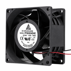 Ventilador de Refrigeración y Ventilación de Flujo Axial de Alta Velocidad Delta DC24V 1.63A AC EC 5V 12V 48V 8CM 8038 80X80X38MM PFB0824DHE para Inversores - Product Image 2