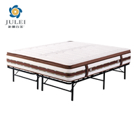 Cadre de lit en métal moderne pliable universel pour hôtel avec grand espace de rangement, montage facile, taille personnalisable