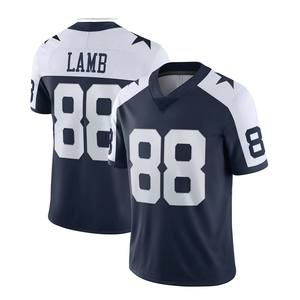 ダラススタイル アメリカンフットボール ジャージ 4 プレスコット 88 ラム ユニセックス プラスサイズ 半袖 刺繍入り エンボス加工 シャツ UVカット - Product Image 2