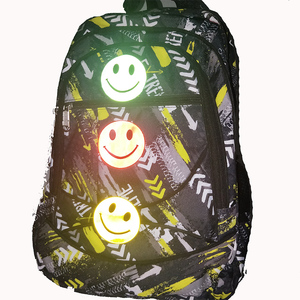 Pegatina Reflectante Super Adhesiva con Cara Sonriente en 11 Colores para Coche, Moto, Bicicleta, Scooter, Mochila, Casco - Product Image 1